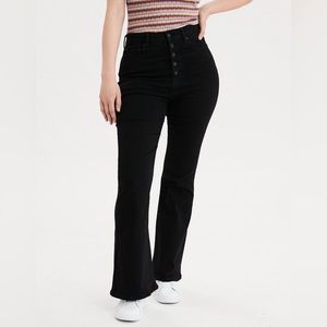 American Eagle Ne(X)t Level Curvy Highest Rise Flare Denim